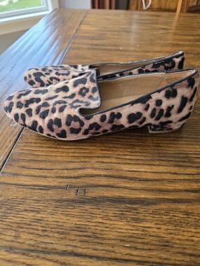 Steve Madden Leopard Print Women's Smoking Slipper - Brown Leopard